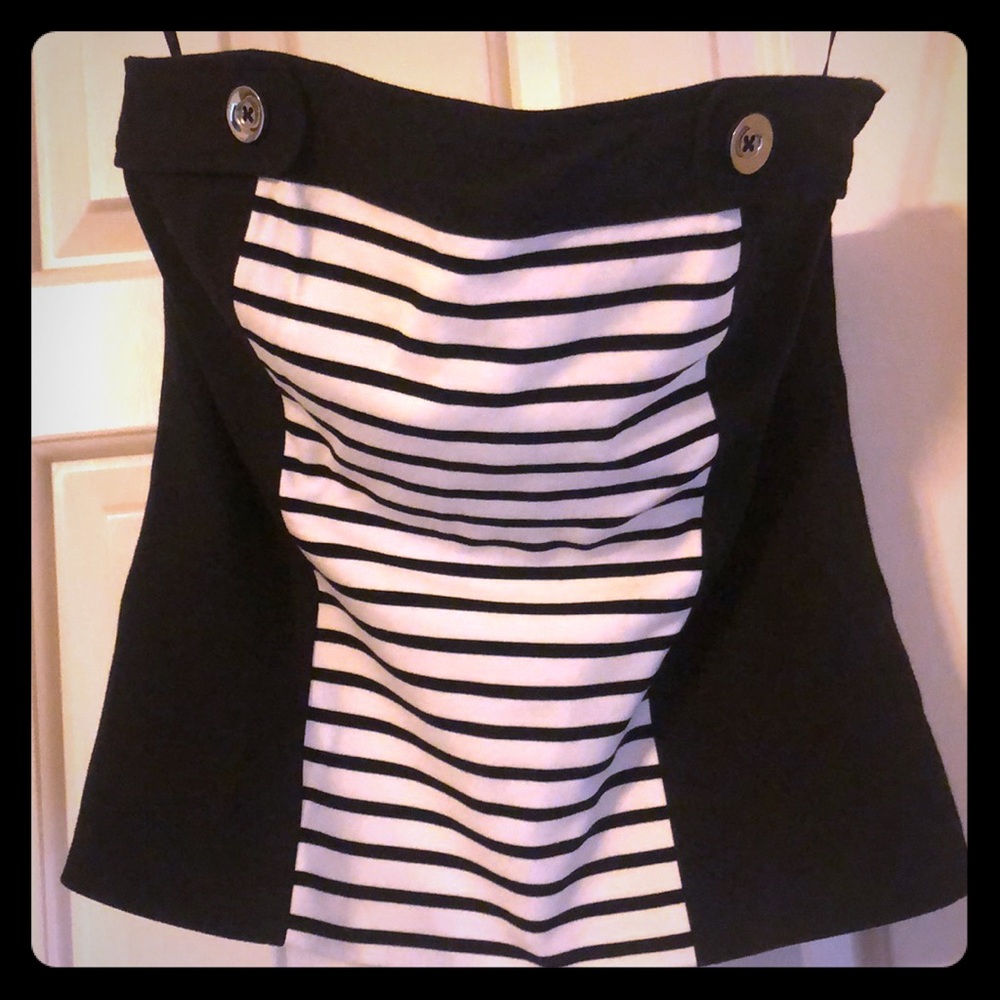 White House Black Market Strapless Bandeau Top
